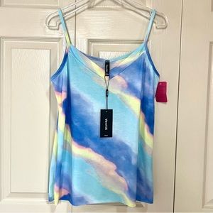 NWT Venti6 Tie-Dye Sleeveless Cami Tank Top